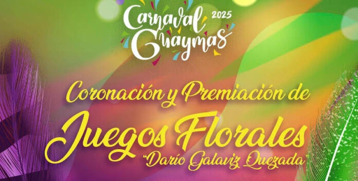 Hoy la coronación y premiación de los Juegos Florales 2025; evento que se llevará a cabo en Palacio Municipal, a las 18:00 horas.