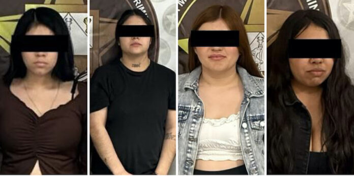 #SLRC Detienen a cuatro mujeres en flagrancia durante operativos de cateo en San Luis Río Colorado; acciones realizadas en relación a los delitos de desaparición cometida por particulares y corrupción de menores.