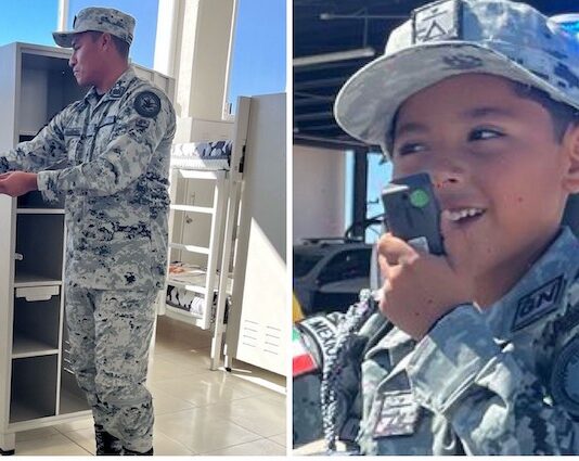 Niño de 6 años es nombrado Guardia Nacional por un día