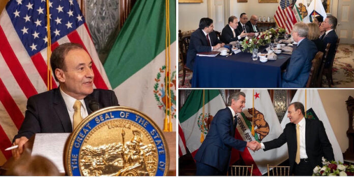 Gobernador Durazo y Gobernador Newsom firman acuerdo histórico para desarrollo sustentable binacional con California; en el que destacan las virtudes del Plan Sonora, iniciativa que ha dado resultados positivos a nivel nacional en México para consolidar la transición energética.