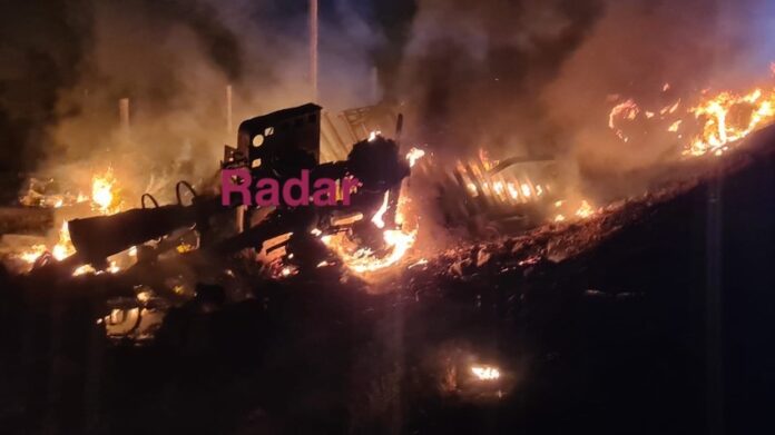 #GUAYMAS Identifican a trailero que falleció calcinado en la carretera; se llamaba José Daniel, originario de León, Guanajuato.