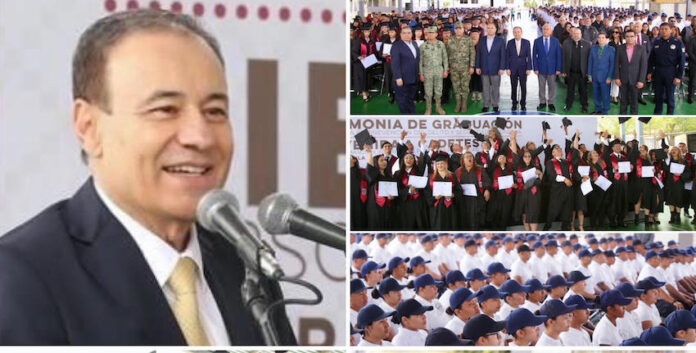 Gobernador Durazo refuerza corporaciones de seguridad con más policías egresados de la USP; al encabezar la ceremonia de graduación de 48 estudiantes de la Licenciatura en Prevención del Delito y Seguridad Ciudadana, el mandatario estatal reafirmó su compromiso con la profesionalización y mejora de las condiciones laborales de los cuerpos de seguridad.