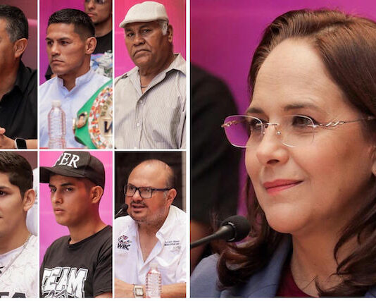 Realiza Ayuntamiento de Guaymas conferencia previa a la pelea de box