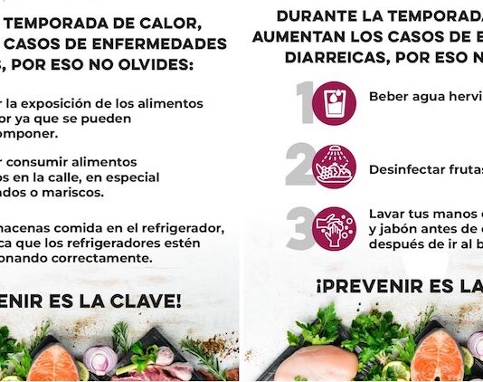 Previenen enfermedades gastrointestinales ante altas temperaturas