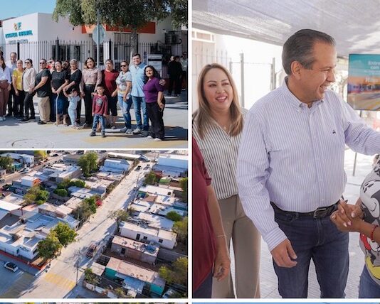 Beneficia Toño Astiazarán a hermosillenses con pavimento de concreto en varios puntos de la ciudad