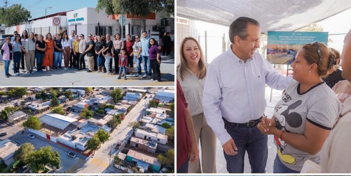 Beneficia Toño Astiazarán a hermosillenses con pavimento de concreto en varios puntos de la ciudad; está semana entregó obra en la Miguel Hidalgo, ya suman 42 calles pavimentadas en esta calidad.