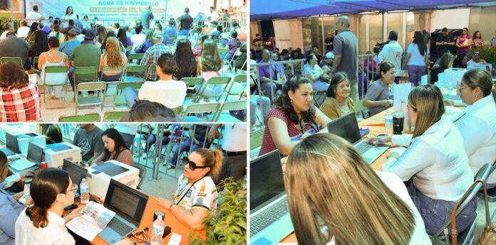 Atienden a 740 ciudadanos en Maratón de Descuentos; Tesorería ofreció descuentos en recargos de predial y multas; mientras que Agua de Hermosillo dio descuentos en el consumo.