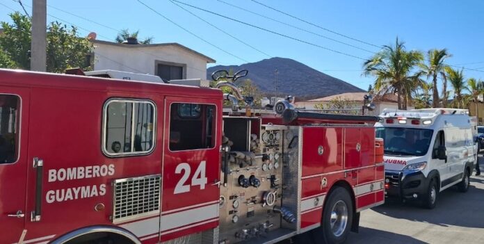 #GUAYMAS Explota un boiler; una mujer herida; ocurrió esta tarde en un domicilio de la colonia Petrolera.