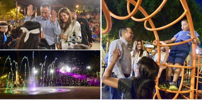 Da Toño Astiazarán nueva vida al Jardín Juárez en beneficio de las familias hermosillenses; inaugura remodelación de este emblemático espacio; entrega rehabilitación del parque ubicado en el centro de Hermosillo con una inversión de 35 millones de pesos del municipio.