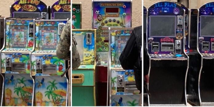 #CAJEME Decomisan 14 máquinas tragamonedas; en operativo conjunto llevado a cabo en Ciudad Obregón.