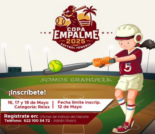 Invitan al Torneo de Sóftbol Femenil Copa Empalme 2025