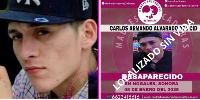 #NOGALES Joven de Nogales es localizado sin vida; Carlos Armando estaba desaparecido desde el día 05 de enero del 2025.