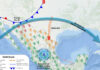 Durante hoy, el frente frío No. 43 se extenderá e interaccionará con la corriente en chorro subtropical