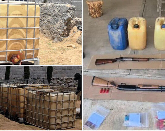 Desmantelan centro clandestino de distribución de ‘huachicol’