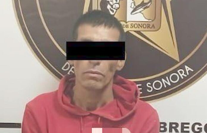 #CAJEME Capturado sujeto con narcótico durante operativo conjunto; se trata de Javier “N”, de 37 años de edad, de Ciudad Obregón.