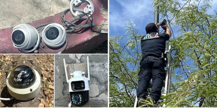 #HERMOSILLO Desmantelan cámaras de videovigilancia; durante operativo llevado a cabo en diversos puntos de Hermosillo.
