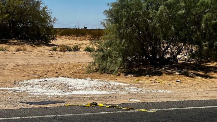 Hallan otro cuerpo en SLRC; fue abandonado cereca del entronque de la carretera de cuota San Luis-Golfo de Santa Clara.