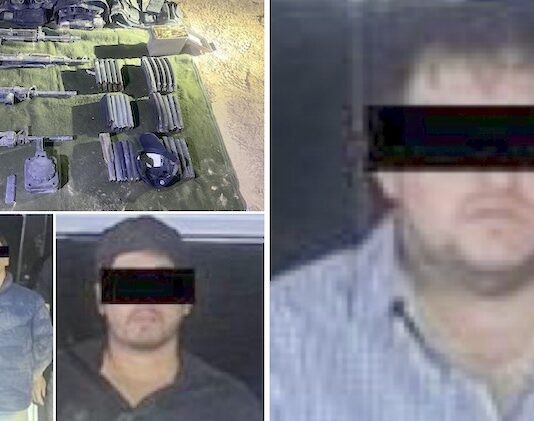 Detienen a cuatro sujetos armados