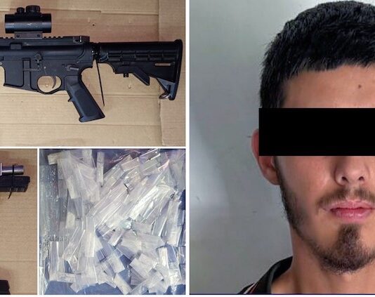Cae sujeto armado, y con droga
