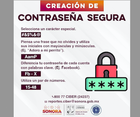 Exhortan a generar contraseñas seguras
