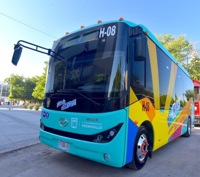 Durante las Fiestas del Pitic 2025 habrá traslados gratuitos en unidades H Bus entre escenarios artísticos y espacios de entretenimiento; camiones eléctricos refrigerados dispuestos por el Ayuntamiento estarán realizando recorridos entre los escenarios principales de la Plaza Zaragoza y Alonso Vidal, al Parque Madero.