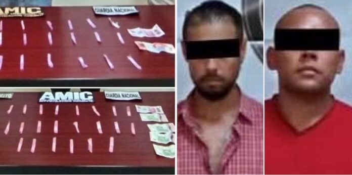 #SLRC Dos detenidos en posesión de drogas; fueron capturados en cateos llevados a cabo en San Luis Río Colorado.