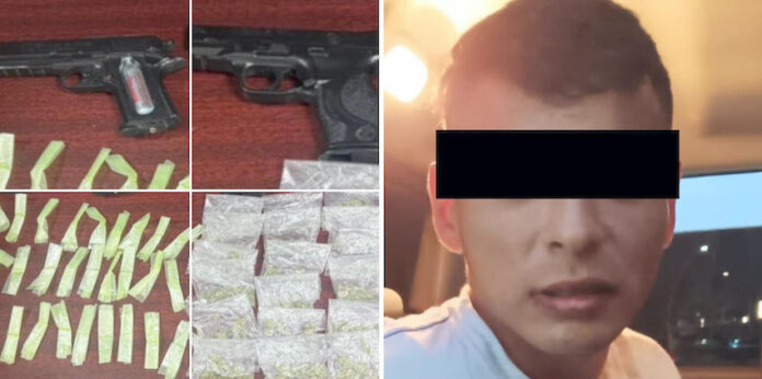 #HERMOSILLO Aseguran armas de réplica y narcótico; además de equipo de comunicación en Hermosillo; un detenido.