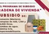 Convocatoria ‘Cadena de Vivienda’