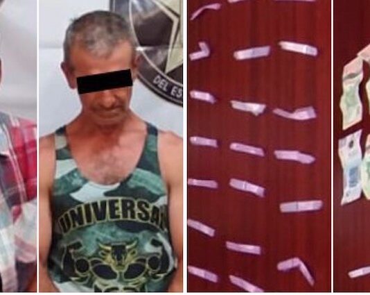 Aseguran droga y detienen a dos