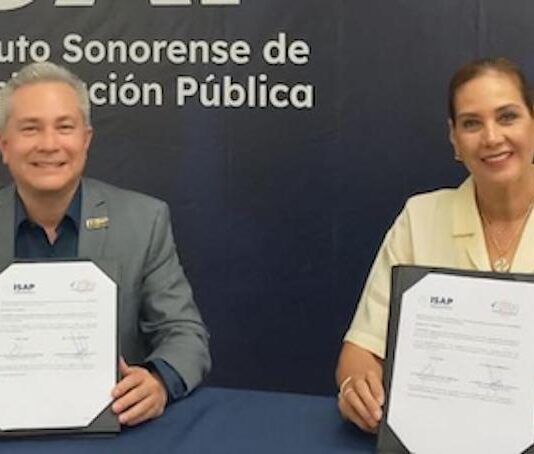 Firman convenio Agua de Hermosillo con ISAP