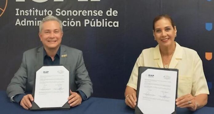 Firman convenio Agua de Hermosillo con ISAP para ofrecer posgrados con descuentos a trabajadores y sus familias.