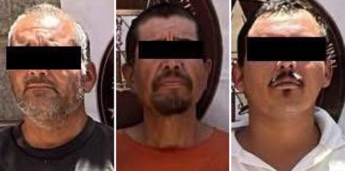 #HERMOSILLO Capturados tres sujetos en cateo y se asegura droga; operativo judicial llevado a cabo en la calle Abelardo L. Rodríguez de la colonia La Metalera, de Hermosillo.