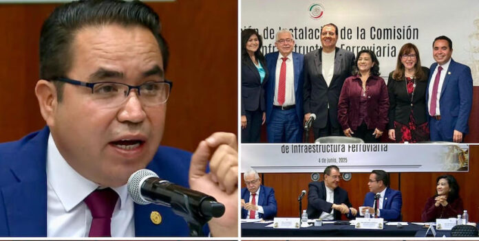 #CDMX La recuperación del tren de pasajeros es justicia social y soberanía: Heriberto Aguilar; instalan en el Senado de la República la Comisión de Infraestructura Ferroviaria.