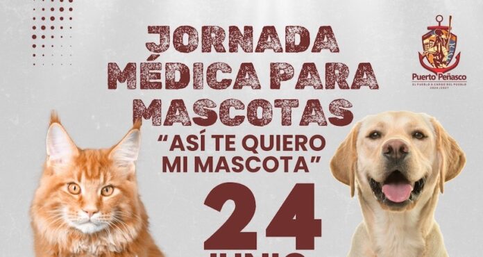 #PUERTO PEÑASCO ¡Jornada Médica para Mascotas!; servicios gratuitos: Desparasitación interna y externa, vacunación antirrábica y esterilización/castración.