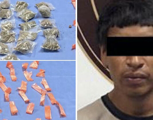 Aseguran a sujeto en posesión de droga y catean un domicilio
