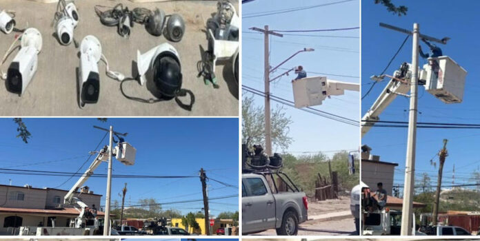 #SONORA Aseguran equipo de videovigilancia en Caborca y Hermosillo; en un trabajo coordinado entre corporaciones de seguridad de los tres niveles de gobierno.