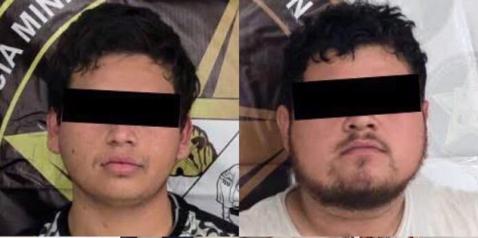 #SLRC Detenidos por atentar contra dos agentes de la AMIC; Oscar Manuel “N”, de 23 años, y Luis Manuel “N”, de 18, intentaron de huir a bordo de un vehículo Hyundai.