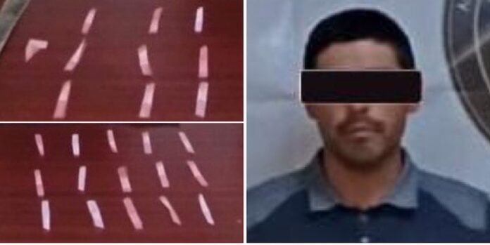#SLRC Cae sujeto en posesión de droga; resultado de operativo conjunto en San Luis Río Colorado.