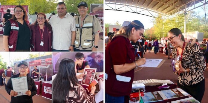 Gobernador Durazo lleva trámites gratuitos de “Sonora Atiende” a la colonia Olivares; familias se ven beneficiadas al recibir servicios de al menos 30 dependencias.
