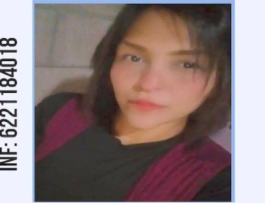 Desaparece joven vecina de la colonia Fátima