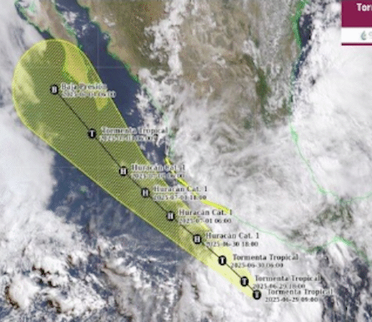 Se formaron las tormentas tropicales Flossie en el Pacífico y Barry en el Atlántico