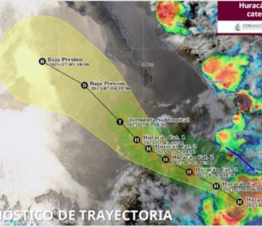 ‘Flossie’ evolucionó a huracán de categoría 1
