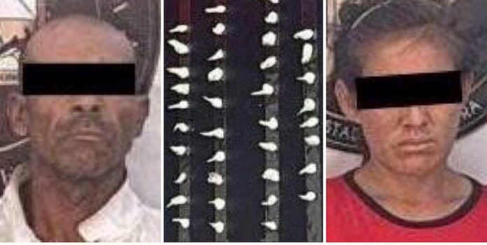 #Hermosillo Capturados dos personas con droga; Jesús “N”, de 49 años, y Zaira Judith “N”, de 31, de Hermosillo.