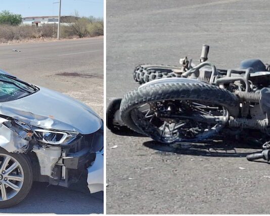Motociclista seriamente lesionado en choque