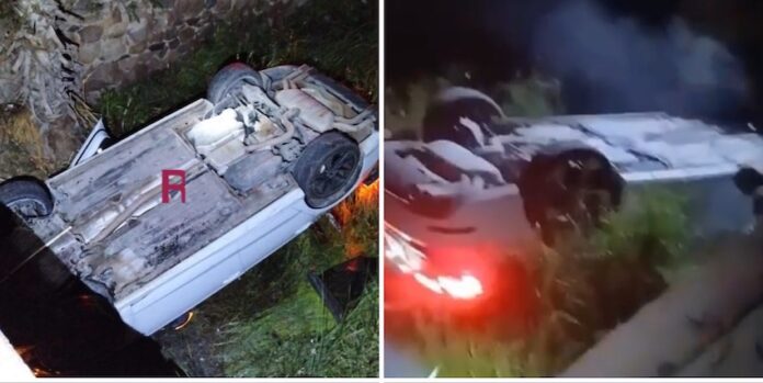 #San Carlos ¡De Sinaloa las personas accidentadas en San Carlos!; lamentable volcamiento que cobró una vida, la madrugada de este domingo en el bulevar Tetakawi.