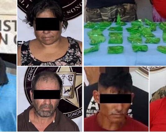 Detienen a 5 y aseguran droga