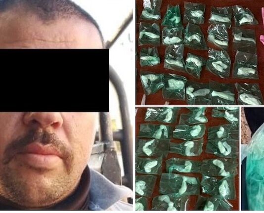 Detienen a sujeto en posesión de sustancias ilícitas