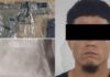 Detienen a sujeto armado, y con droga