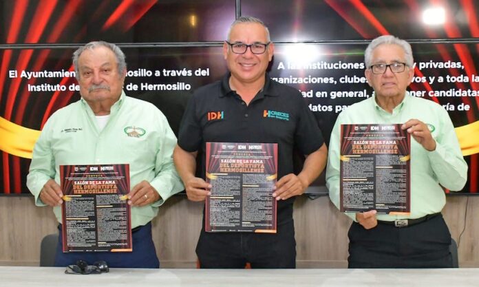 Convoca IDH a proponer prospectos para el Salón de la Fama del Deportista Hermosillense; la convocatoria abre el 1 de julio y vence el 31 de octubre del 2025 para el registro de prospectos a ser entronizados en diciembre del mismo año.