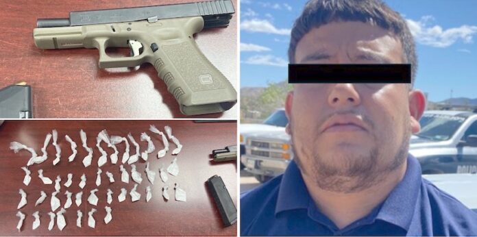 #Hermosillo Detenido en posesión de arma de fuego y cocaína; Francisco “L”, ha sido vinculado a proceso.